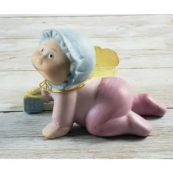 1984 2 Cabbage Patch Kids Figurines Fine Porcelain Taiwan - Picture 8 of 12